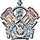 Схема поршневого компрессора
