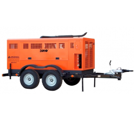 Станция компрессорная передвижная дизельная ЗИФ-ПВ-22/1,0 на прицепе