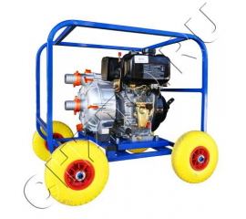 Дизельная мотопомпа ТАНКЕР-60СЗЖ.80 ДТ 7,8 кВт для сильнозагрязнённой воды