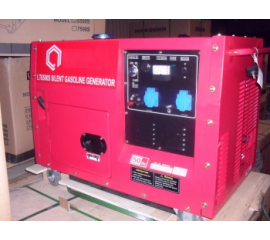 Бензиновый однофазный генератор Амперос LT 7500S в шумозащитном кожухе