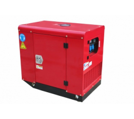 Бензиновый однофазный генератор Амперос LT 15000S в шумозащитном кожухе