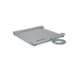 Платформенные весы CAS Геркулес - 1Т1 д (12х12) пандусные на датчиках CAS BSS (IP67) и с индикатором CAS PDI