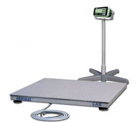 Платформенные весы CAS Геркулес-05 П д (12*12) на датчиках CAS BSA и с индикатором CAS PDI