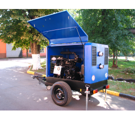 Дизельная мотопомпа МДН 2932 для загрязненной воды с частицами