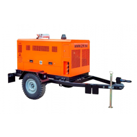 Винтовой дизельный компрессор ЗИФ-ПВ-10/1,2 на прицепе