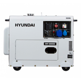 Дизельный генератор Hyundai DHY 8000SE