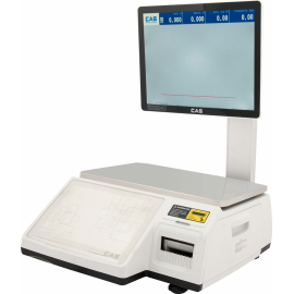 Торговые весы с печатью этикеток CAS CL-7000-15S