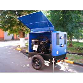 Дизельная мотопомпа МДН 2932 для загрязненной воды с частицами