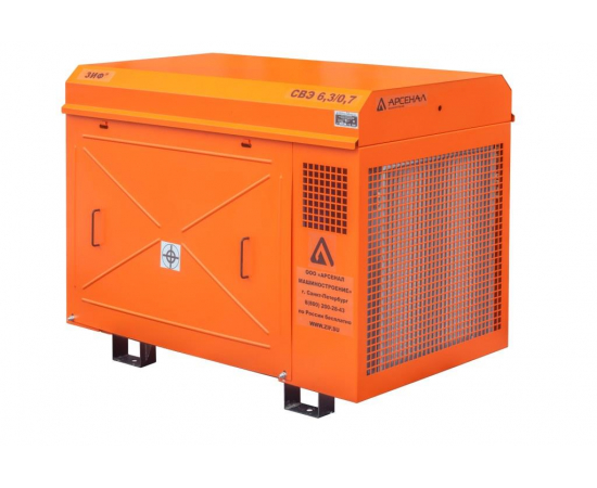 Станция компрессорная электрическая ЗИФ-СВЭ-3,0/0,7 в кожухе