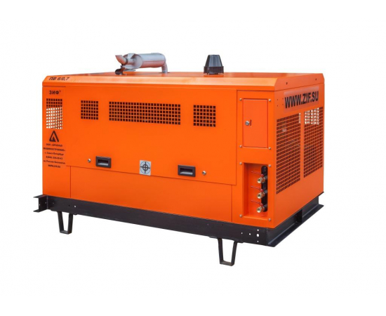 Винтовой дизельный компрессор ЗИФ-ПВ-8/1,2 на раме