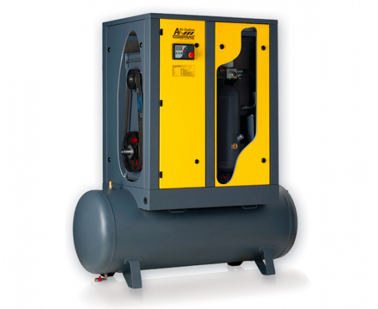 Компрессор винтовой электрический стационарный Comprag АR-1108 в разрезе