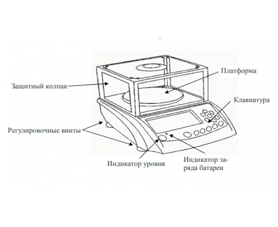 Лабораторные весы CAS MWP-300H_2