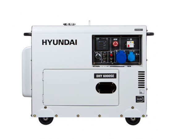 Дизельный генератор Hyundai DHY 6000SE