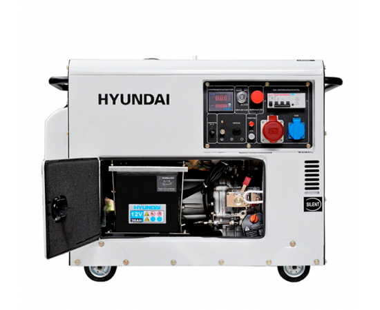 Дизельный генератор Hyundai DHY 8000SE-3