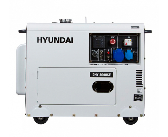Дизельный генератор Hyundai DHY 8000SE
