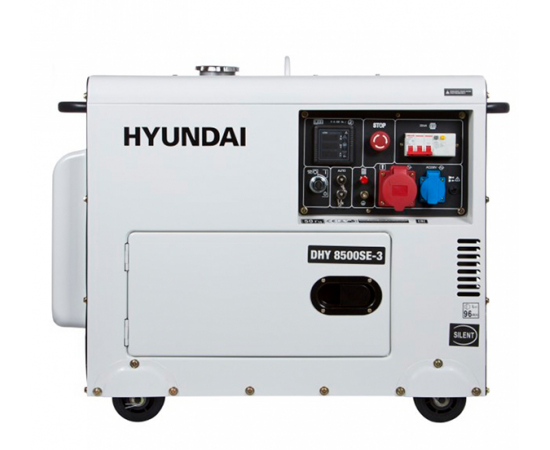 Дизельный генератор Hyundai DHY 8500SE-3