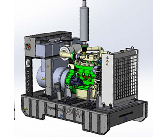 Дизельный генератор (электростанция) Genbox Yuchai YC60
