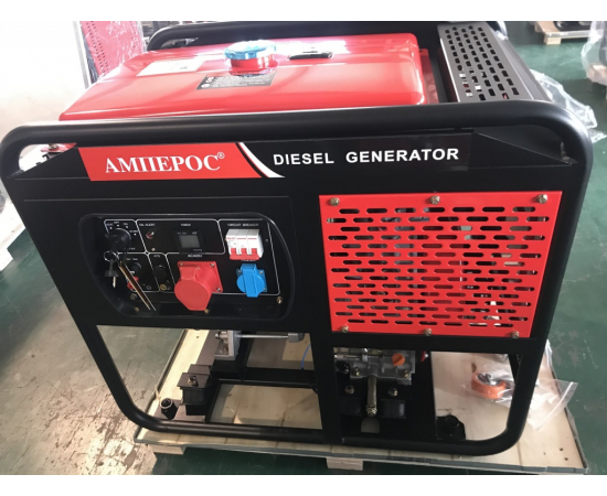 Дизельный трехфазный генератор Амперос LDG 13000E-3 с автозапуском