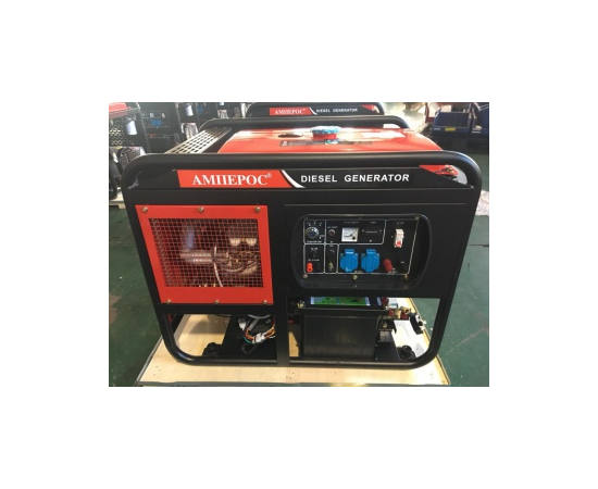 Дизельный трехфазный генератор Амперос LDG 16500E-3 с электростартером и аккумулятором