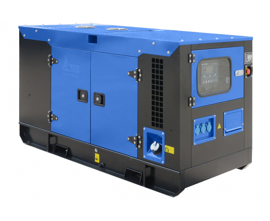 Дизельный генератор ТСС АД-12С-230 в шумозащитном кожухе