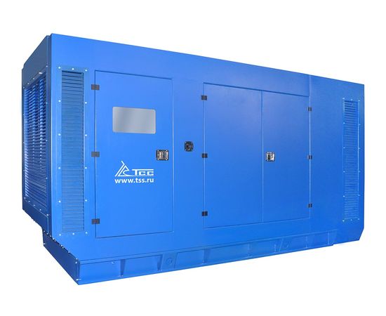 Дизельный генератор в кожухе с АВР 300 кВт ТСС АД-300С-Т400-2РКМ5