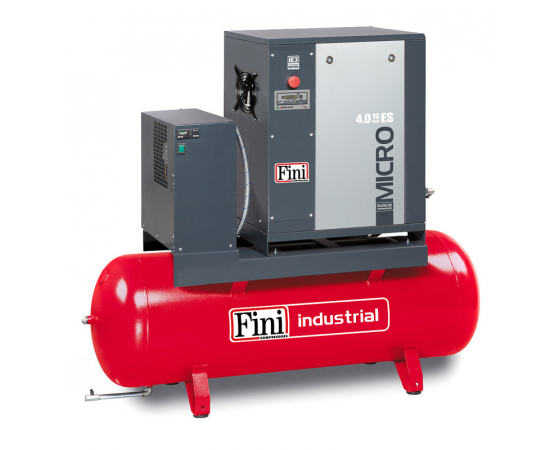 Винтовой компрессор на ресивере с осушителем FINI MICRO 4.0-10-200 ES