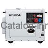 Дизельный генератор Hyundai DHY 8500SE-3