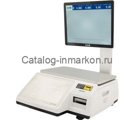 Торговые весы с печатью этикеток CAS CL-7000-15S
