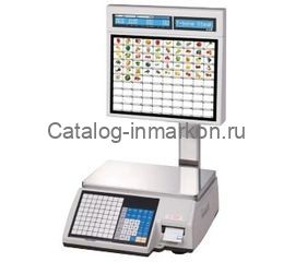 Торговые весы с печатью этикеток CAS CL-5000J-15IS (TCP/IP)