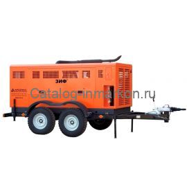 Винтовой дизельный компрессор ЗИФ-ПВ-26/1,0 на прицепе