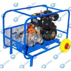 Дизельная мотопомпа ТАНКЕР-30В.50 ДТ 4,4 кВт для слабозагрязнённой воды