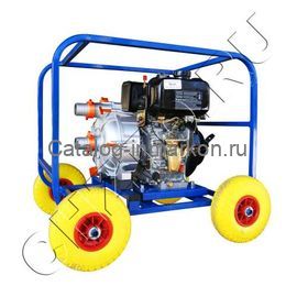 Дизельная мотопомпа ТАНКЕР-30СЗЖ.50 ДТ 4,4 кВт для сильнозагрязнённой воды