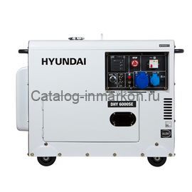 Дизельный генератор Hyundai DHY 6000SE