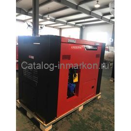 Дизельный трехфазный генератор Амперос LDG 11000S-3 в шумозащитном кожухе