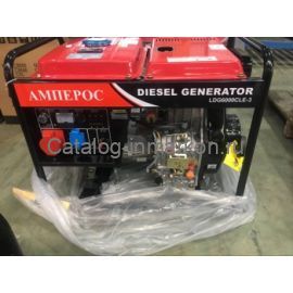 Дизельный трехфазный генератор Амперос LDG 7500CLE-3 с автозапуском