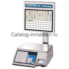Торговые весы с печатью этикеток CAS CL-5000J-30IS (TCP/IP)
