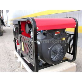 Бензиновый трехфазный генератор Амперос LT 12000ME-3 с электростартером и аккумулятором