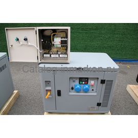 Бензиновый однофазный генератор Амперос LT 10000S в шумозащитном кожухе с автозапуском