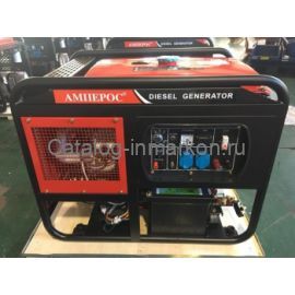 Дизельный трехфазный генератор Амперос LDG 16500E-3 с автозапуском