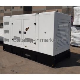 Дизельный генератор АМПЕРОС АД 350-Т400 в шумозащитном кожухе