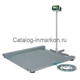 Платформенные весы CAS Геркулес - 1Т д (12х12) пандусные на датчиках CAS BSA и с индикатором CAS PDI