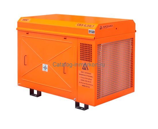 Станция компрессорная электрическая ЗИФ-СВЭ-5,2/0,7 в кожухе