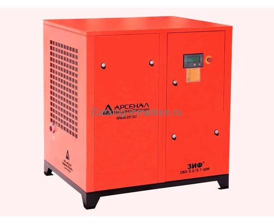 Станция компрессорная электрическая ЗИФ-СВЭ-4,3/1,0 ШМЧ ременная