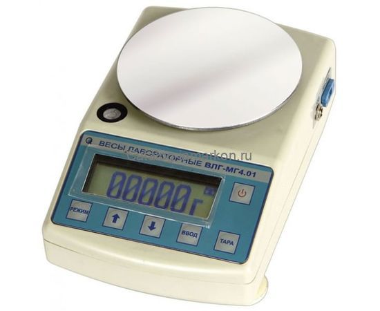 Весы лабораторные гидростатические электронные ВЛГ-1000/0,05МГ4.01 (класс точности 2 - высокий)