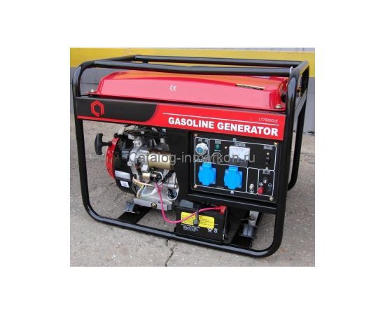 Бензиновый однофазный генератор Амперос LT 7500CLE с электростартером и аккумулятором
